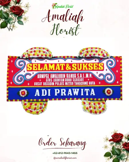 Papan Bunga Ucapan Selamat Kapasan